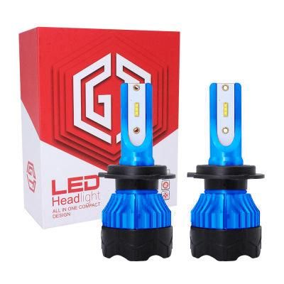 2020 Cheap S2 C6 K5 100W Fan Cooling Car LED Lights H4 Hb3 9005 H11 Csp COB Car LED Light 16000lm H7 K5 H4 LED Headlight