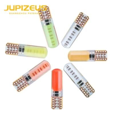 Waterproof 12V Silicone 194 168 W5w T10 LED Side License Plate Light Lamp Bulb LED COB Strip for Car