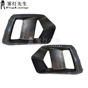RS Black Front Fog Light Lamp Cover Trim 2PCS for Ford Focus 2015-2018