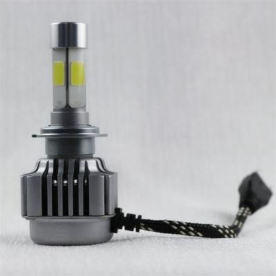 Brightest LED Headlight 3500lm 60W 6000K White LED Bulb for H1 for Motorcycles Cars