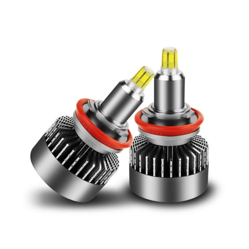 8 Sides 48csp 360° Light Auto Headlamp LED Canbus H8 H11 9005 Hb3 9006 Hb4 Car Light Bulb 20000lm 6000K 12V 24V Automobile Headlamp