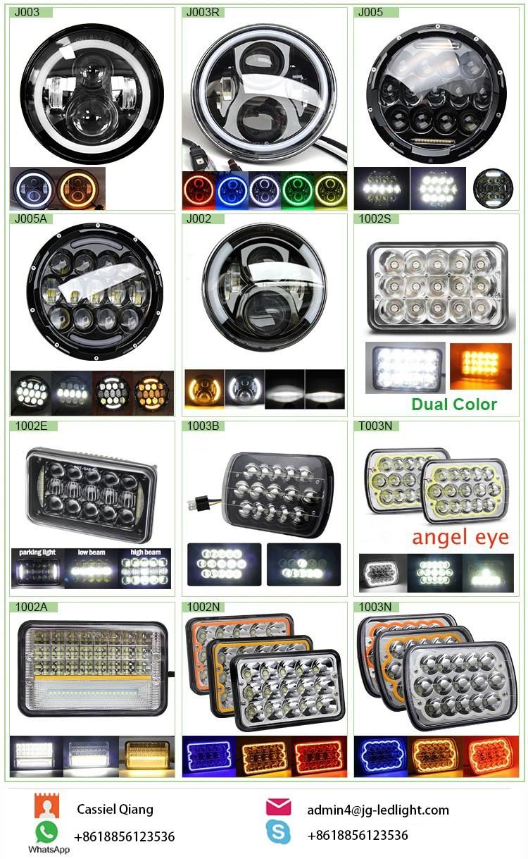 Hot Sale Car Light LED Light 12V 24 Volt High Low Beam Auto Parts 5X7 Square Offroad LED Headlight