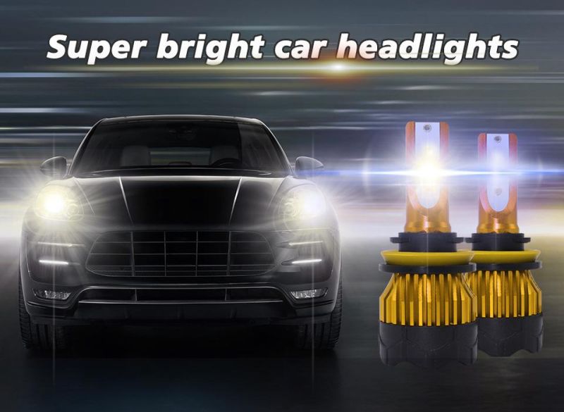K5 LED Headlight Chip Csp K5 LED Headlight Dual Beam H4 9007 9012 Low Beam 9005 9006 881 12V 40W 8000lm