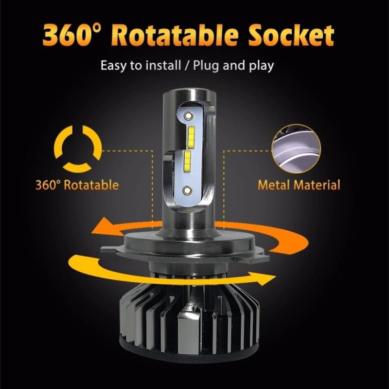 Cheap Sale F2 LED Headlight Bulb H11 H7 9006 LED Lights for Motorcycle Headlight