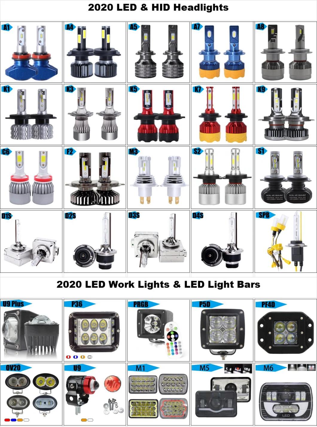 A6 55W 4800lumen LED Headlight Bulb H4 H7 H11 9005 9006 H1 H3 880 881 Faros