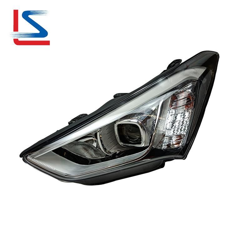 Auto Mobile Lamp for Santa Fe Head Lamp 2013 LED Headlight Car Light 92101-2W100 92102-2W100