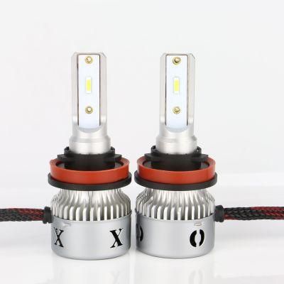 L8 Hot Sale LED Headlight Bulb 3000K 4300K 6000K Triple Colors V20 H4 H7 9005 9006 H8 LED Headlight Bulbs for Car and Motorcycle