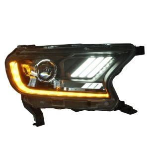 Car Accessorie Car LED Light Mustang Style Everest Auto Parts Endeavour Auto Lamps Biled LED Headlight for Ford Ranger 2015