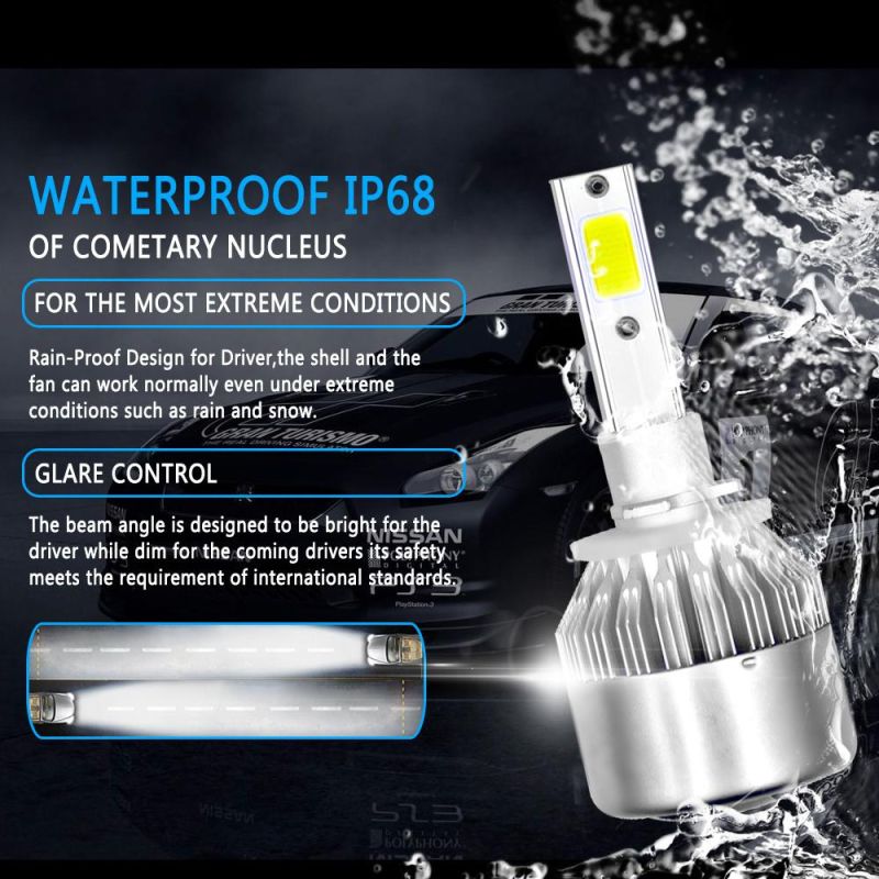 Factory Whole Sale C6 S2 S1 X3 LED Headlight LED Car Light Fog Light