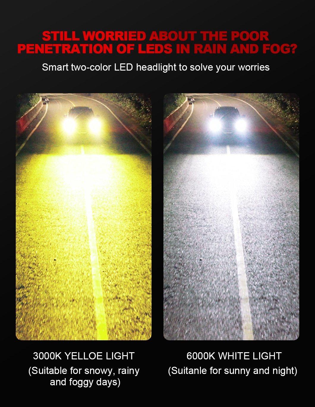 Newest Car LED Bulb H1 Canbus 6000K 4000lm Car LED Headlight