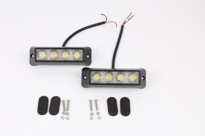 12W Amber White LED Work Light LED Light Bar