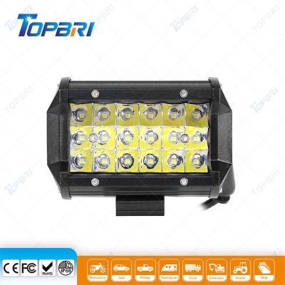 New 5inch Tri-Row 27W 4X4 Offroad 4WD LED Light Bar