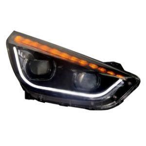 Car Lights 2010 2013 IX35 Auto Lamps Projector Lens Car Headlight for Hyundai Tucson