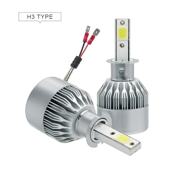 C6 S2 S1LED Car Bulb 880 881 9005 9006 9007 H1 H3 H4 H7 H11 6500K Coldwhite 12V 24V Manufacturer Wholesale Car Headlight