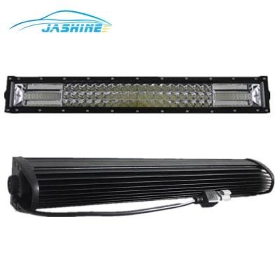 136W 20inch 8000lm Three Row Strobe LED Light Bar Side Bracket and Bottom Bracket Available off Road Jeep 4X4 LED Bar