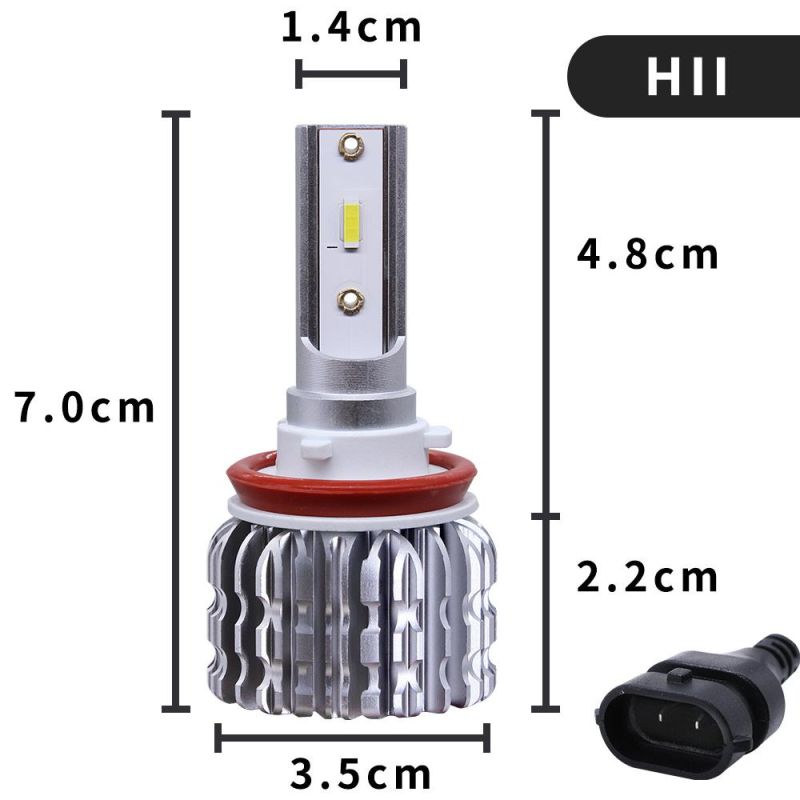 LED Car Light H1 H3 H4 H7 H11 Hb3 Hb4 LED Headlight Auto Lamps