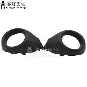 for Ford Focus 3 III 2012-2014 Front Bumper Fog Light Cover Bezels Housing Trim-Black