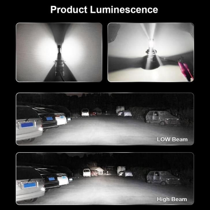 2020 New Product M3 LED Zes Car LED Headlight Bulbs H1 H3 H4 H7 H11 9005 9006 H27 880 12000lm Hi-Lo Beam Farol LED Moto Lights