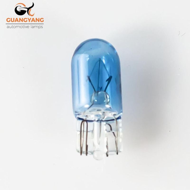 Factory T10 194 158 W5w Blue 12V 5W White Light Car Lamp Wedge Signal Bulb