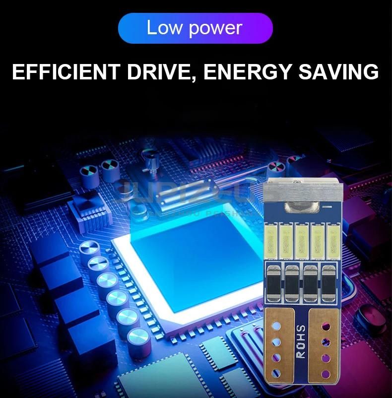 DC12V W5w 4014 15SMD Nonpolarity LED Auto Interior Bulb for Reading Light Lamps