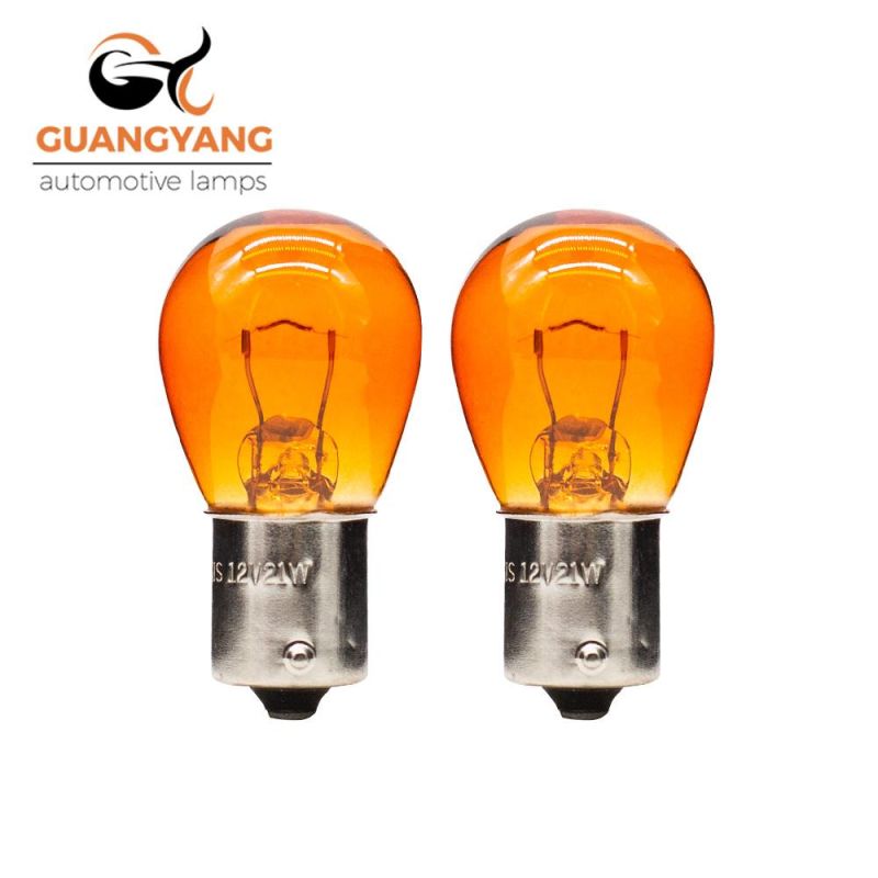 Auto Turing Halogen Lamp S25 Ba15s 24V 21W Amber