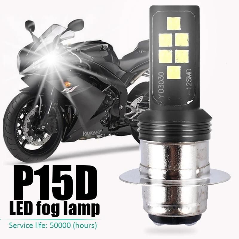 Motorcycle Fog Light Auto 6000K H7 H4 P15D LED Motorcycle Light