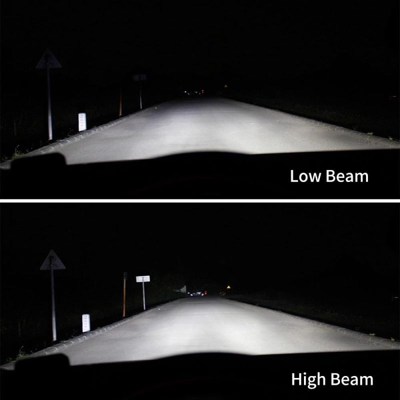 New LED X6 6side Headlight High Brightess H1 H3 H4 9005 H13 12V COB 6000K 100W 10000lm Car LED Headlight Canbus Auto Headlamp