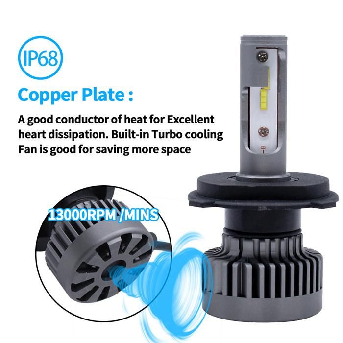 Auto Headlight Bulb 9012 for 12V Cars