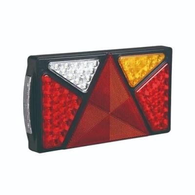 E4 10-30V Truck Trailer Indicator Stop Tail Reverse Fog No Plate Reflector LED Trailer Tail Lights