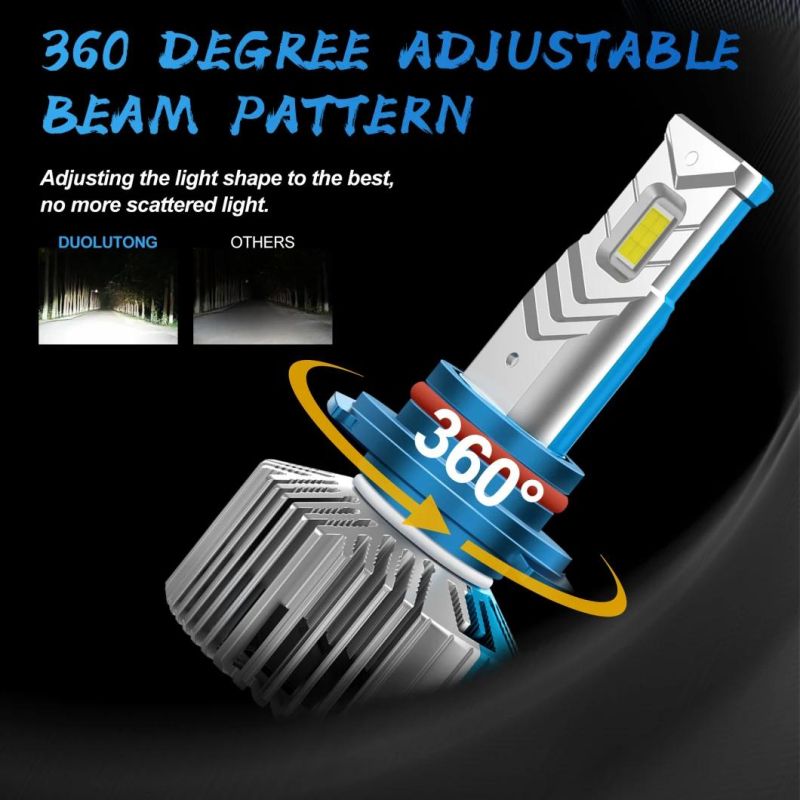 Powerful Super Bright LED LED Headlight 9005 Hb3 Auto Lamp Car Automobiles LED Head Lamp 12V 45W 6000K Blue Light 30000 Hours