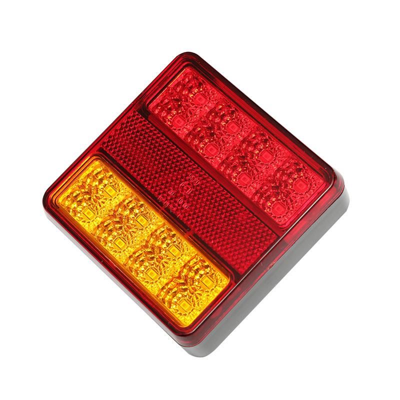 100*100mm Universal Surface Mount LED Turn Brake Indicator Lamp 12V