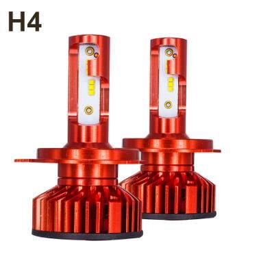 Auto Lighting System F2 LED Headlight H4 H7 LED Auto Lamp 55W I2000lm