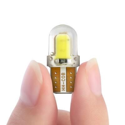 10PCS Auto T10 LED Cold White 194 W5w LED 168 COB Silica Car Super Bright Turn Side License Plate Light Lamp Bulb DC 12V