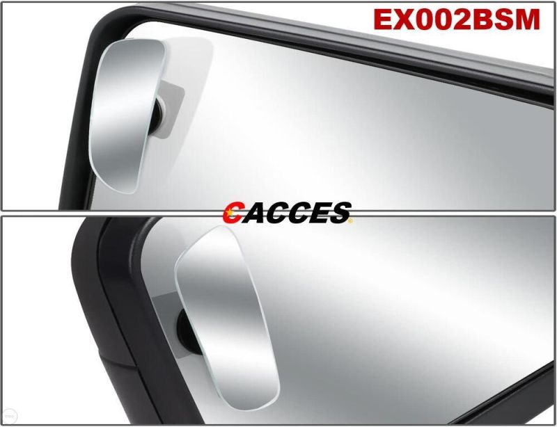 2" Round Blind Spot Mirror,360 Degree Adjustabe HD Glass Convex Wide Angle Rear View Car SUV Universal Fit Stick-on Lens Anti-Glare Blue-Tinted Frameless Mirror