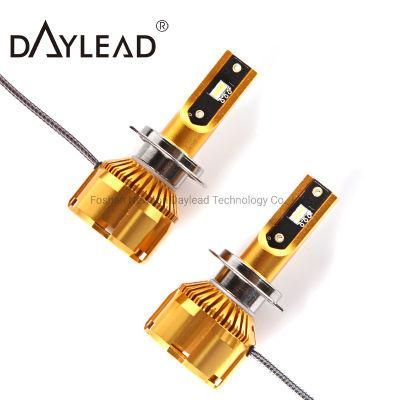 High Brightness H7 Car H4 LED Headlight Bulbs with 35W 7000lm LED Car Headlight