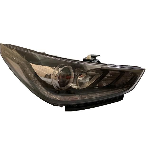 Auto LED Head Lamp for Hyundai Accent 2017 2018 2019 2020 Black 92101-H5000 92102-H5000 Headlight
