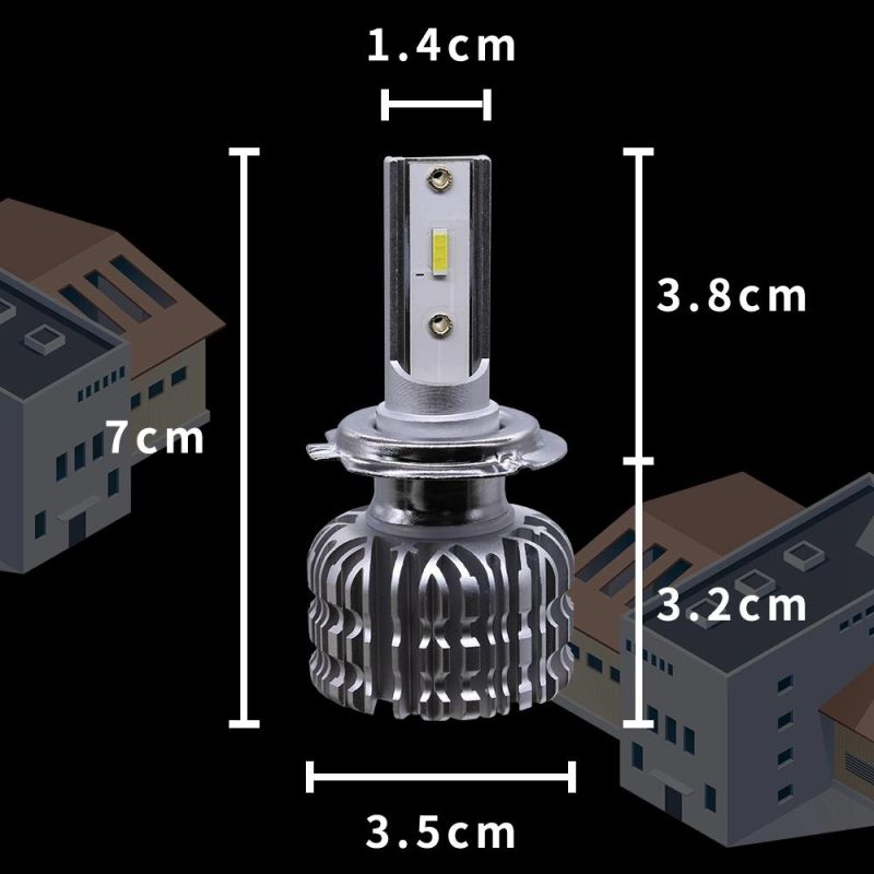 Super Bright LED Headlights 4800lumen 26W High Power LED Bulbs for Cars