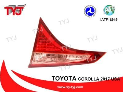 Factory Replacement Auto Car Spare Parts Headlights Auto Rear Lamp Inner for Corolla 2017 USA Le