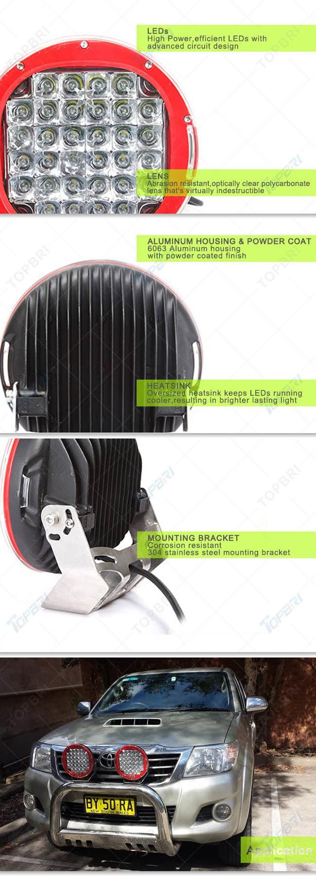 96W 7500lm Auto LED Car Headlight Automobile Lighting