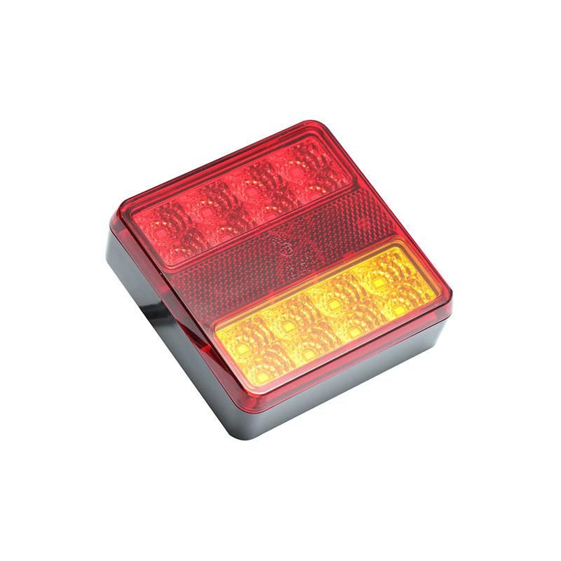 100*100mm Universal Surface Mount LED Turn Brake Indicator Lamp 12V