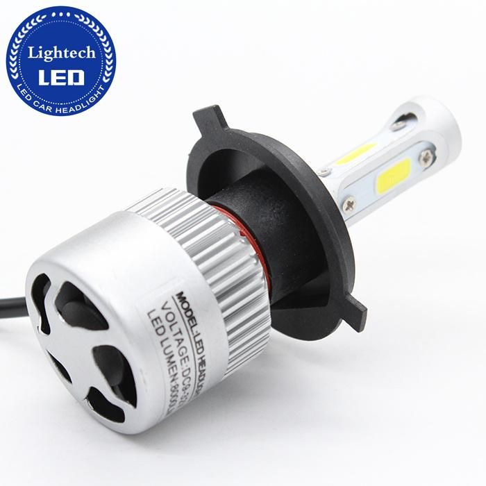 New Auto Parts 12-24V 6500K 4000lm COB 36W H4 S2 Car LED Headlight