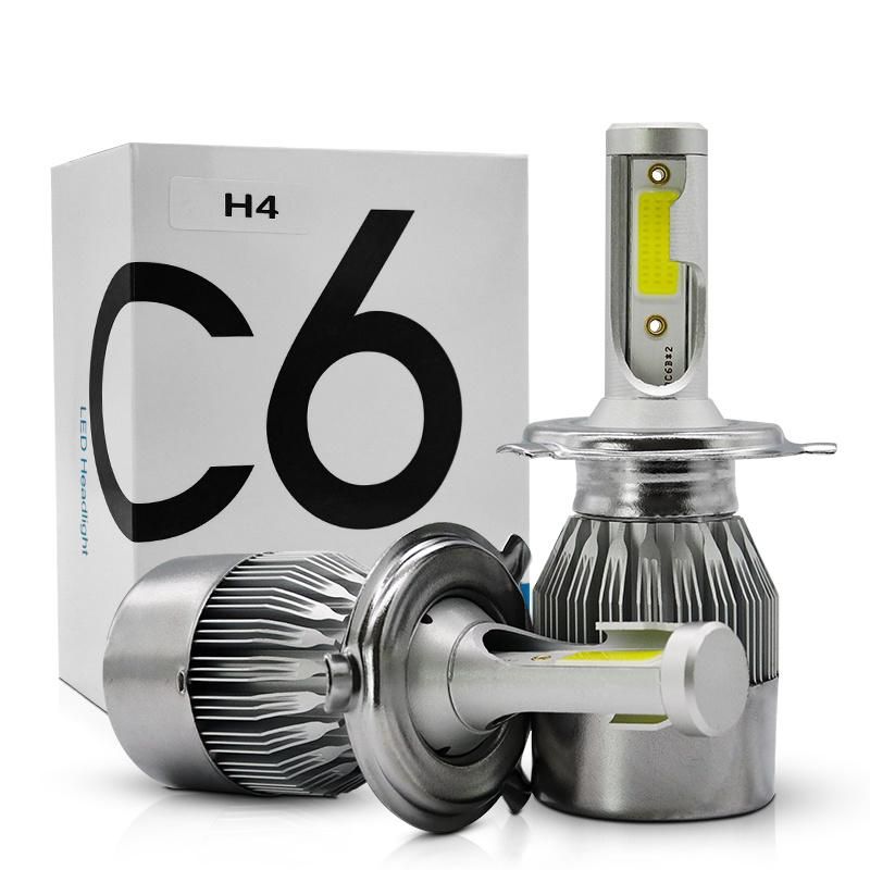 High Quality LED Projector Lens Kit Car Motorcycle H4 Mini Len Fog Lamp with Low Light Auto Bulbs