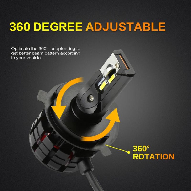 Whole Sale LED Car Light 100W 12000lm 6000K LED Headlight Auto Lights