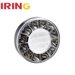 Waterproof LED Round White Reverse Tail Light for Bus Trailer Truck (LTL1143W)
