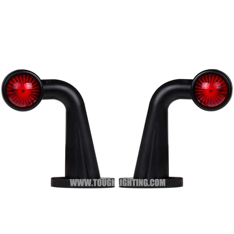 E-MARK 12V/24V Red White LED Revere Light for Trucks
