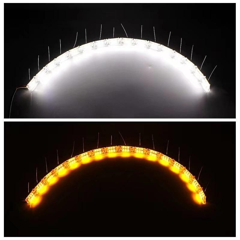 Raych New Arrival LED Strip Light Driver Built External Dual Color Running LED Work Light Turn to Daytime Running Light Bar