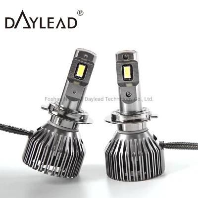 360 Adjustable Socket Design 52W 6000K High Low Beam LED Car Headlights