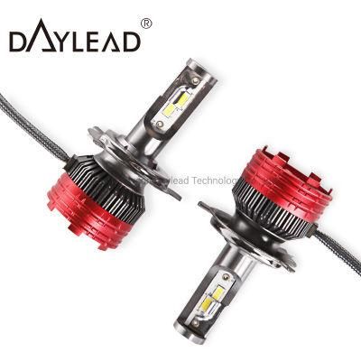 40W High Power Headlamp Super Bright IP68 8000lm Car H4 LED Headlight