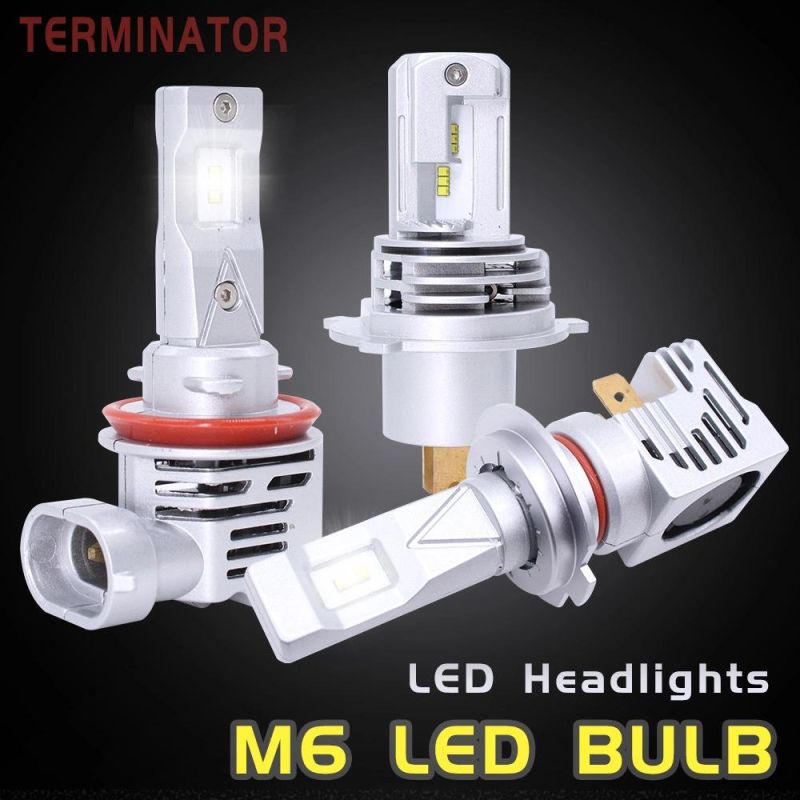Super Bright 16000 Lumen Zes Chip X3 M3 F2 9005 Auto Car Light Bulbs H7 H4 LED Headlight