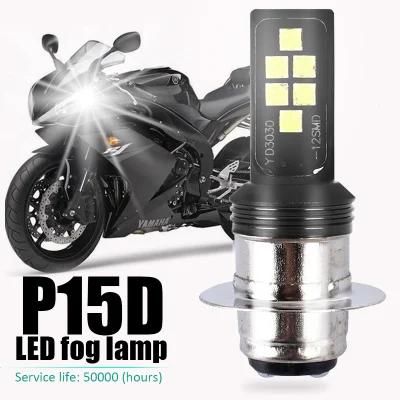 Motorcycle Fog Light Auto 6000K H7 H4 P15D LED Motorcycle Light